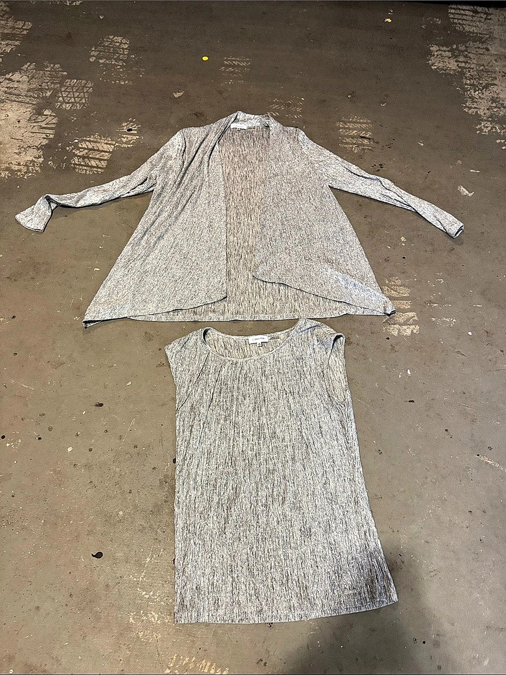 Calvin Klein Silver Two-Piece Set